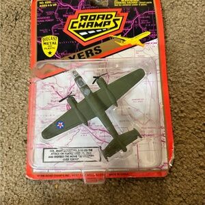 Champs Military Green Diecast Airplane